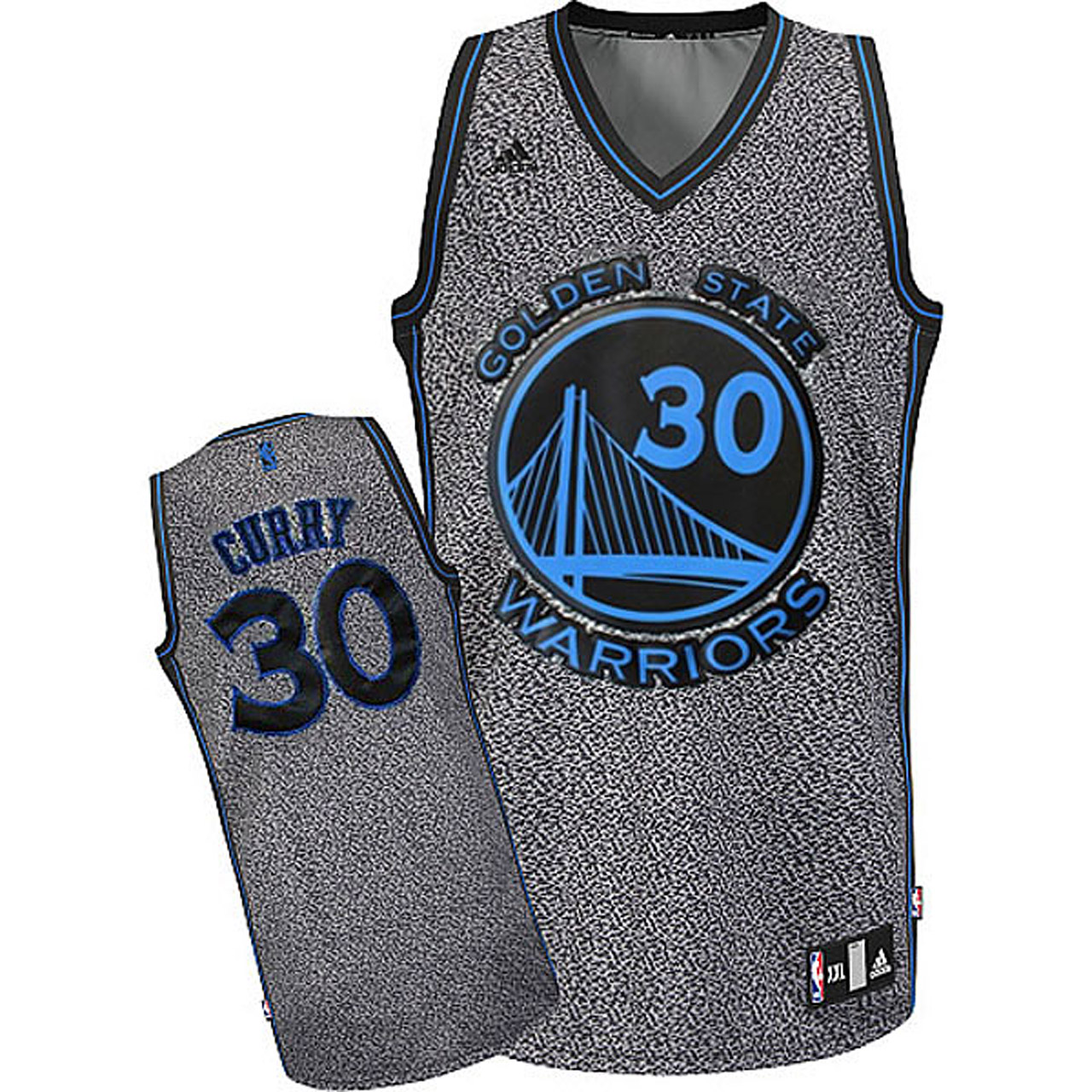 Male Stephen Curry Golden State Warriors #30 Static Fashion Swingman Black Jersey