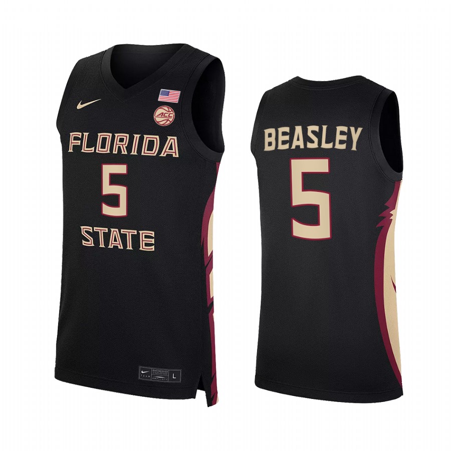Malik Beasley Florida State Seminoles Black Jersey College  NBA Alumni