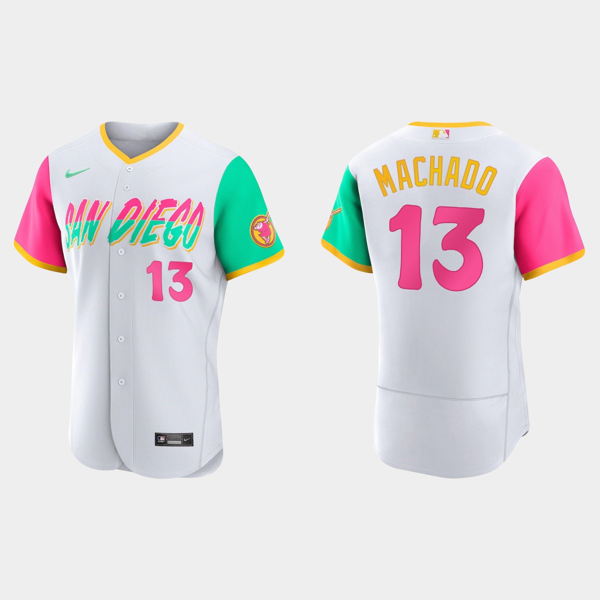Manny Machado San Diego Padres 2022 City Connect Jersey - White