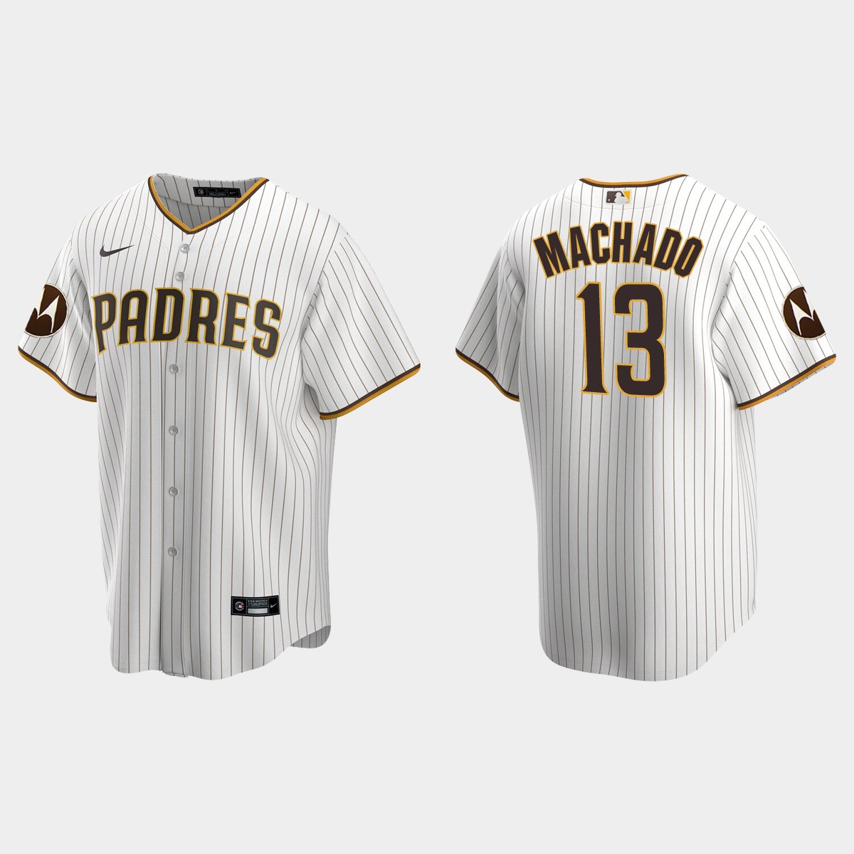 Manny Machado San Diego Padres 2023 Motorola Patch Jersey - White