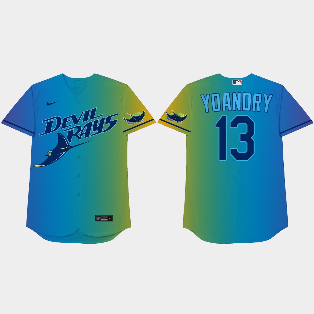 Manuel Margot 2021 Players' Weekend Yoandry Nickname Jersey - Blue