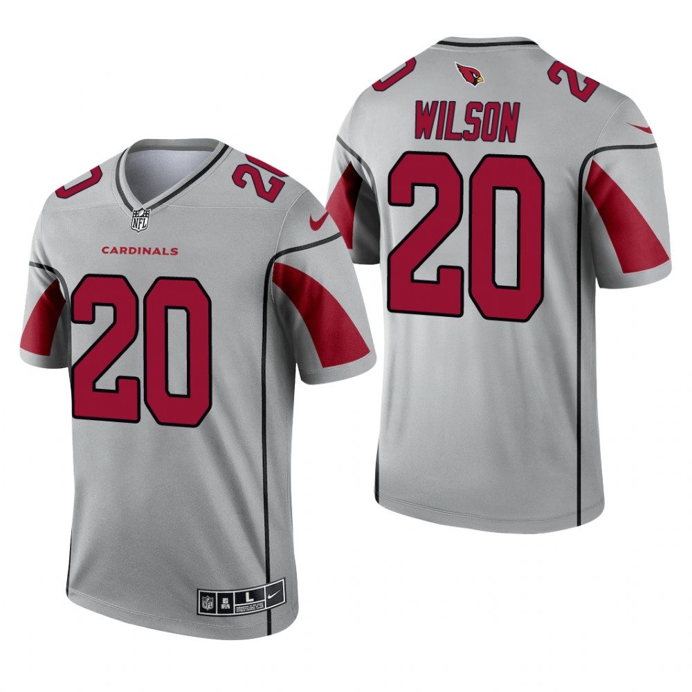 Marco Wilson Arizona Cardinals Silver Jersey Inverted Legend - Men's