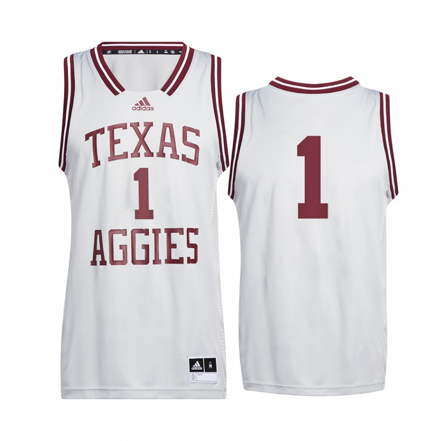 Marcus Williams Aggies White Jersey 2022 Reverse Retro College