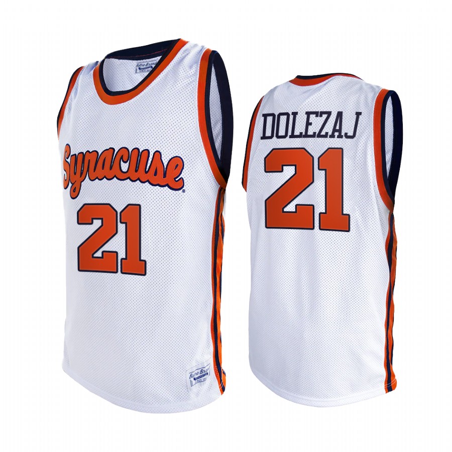 Marek Dolezaj Syracuse Orange White Jersey 2021 Alumni Limited Retro