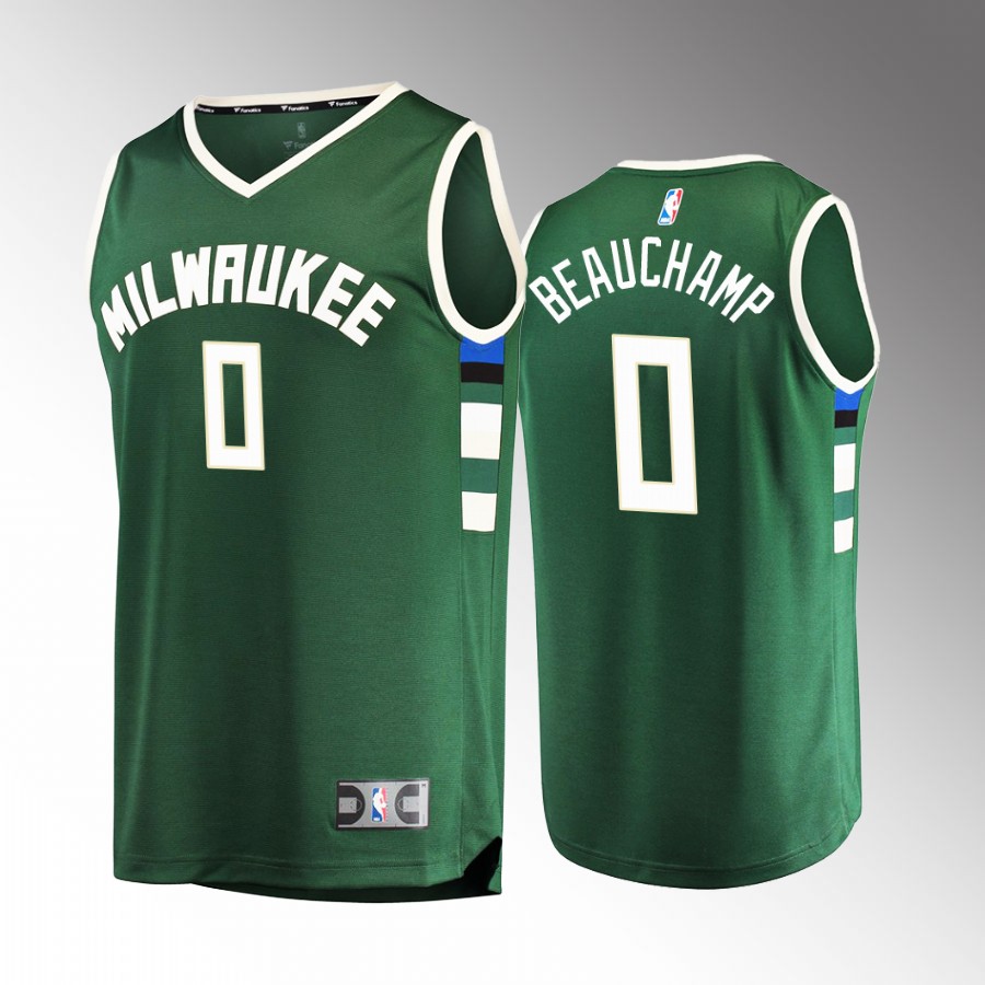 MarJon Beauchamp Bucks #0 Green Jersey Fast Break  2022-23 Icon Edition