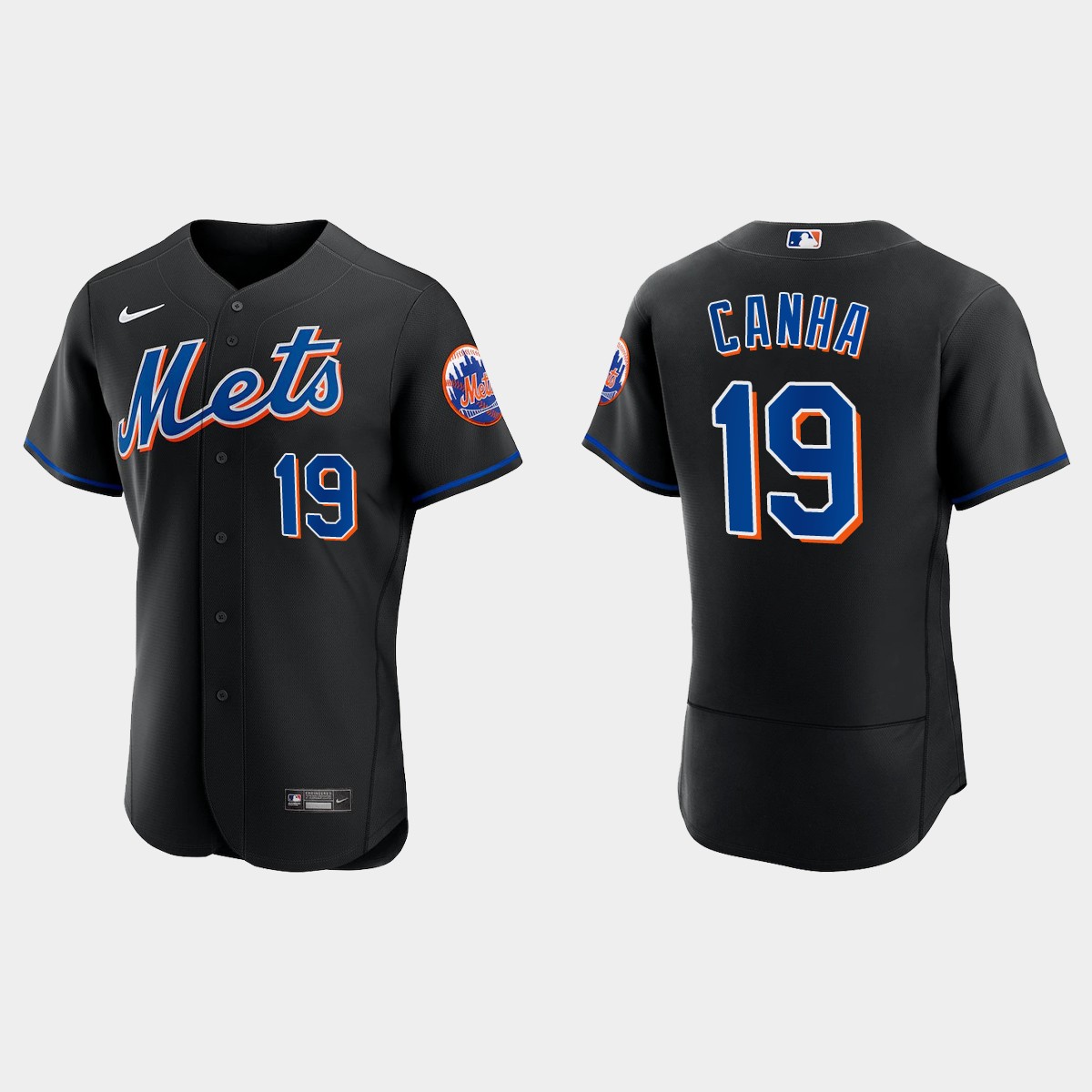 Mark Canha New York Mets Alternate Jersey - Black