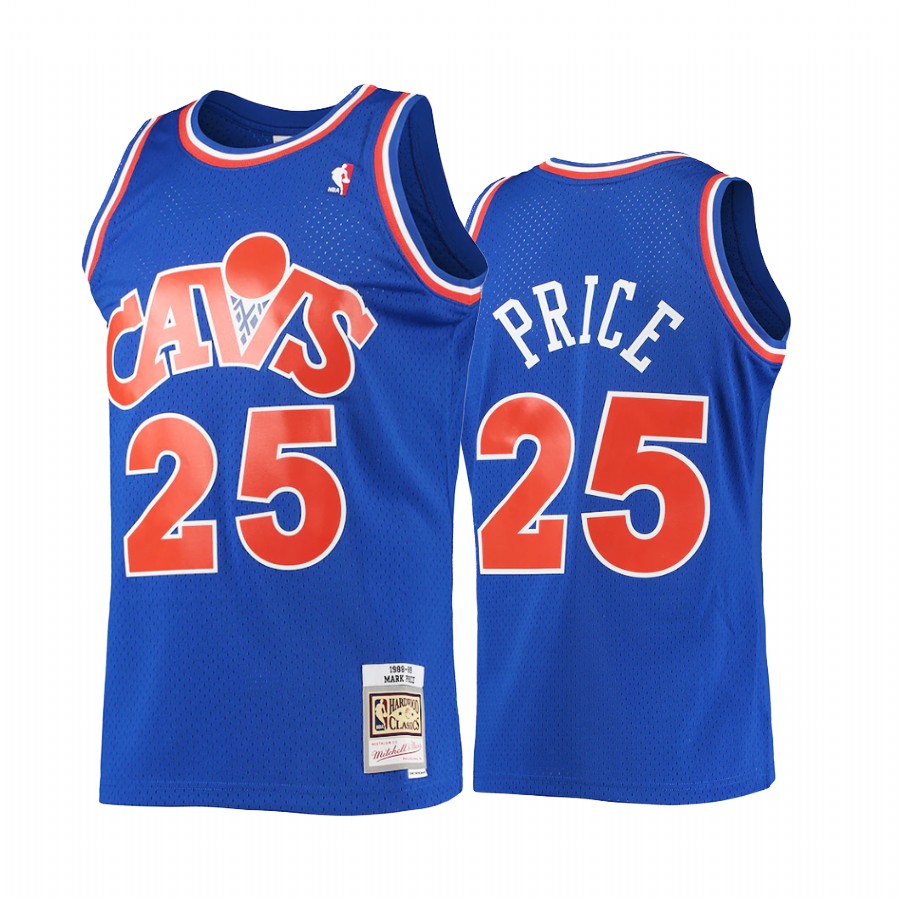 Mark Price 25 Cleveland Cavaliers 1988-89 Hardwood Classics Blue Jersey