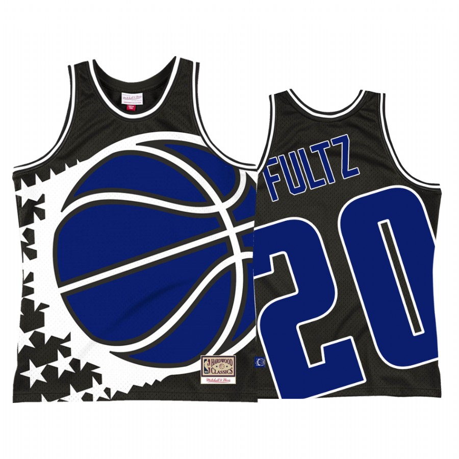 Markelle Fultz Orlando Magic Black Big Face 2.0 Men's Jersey