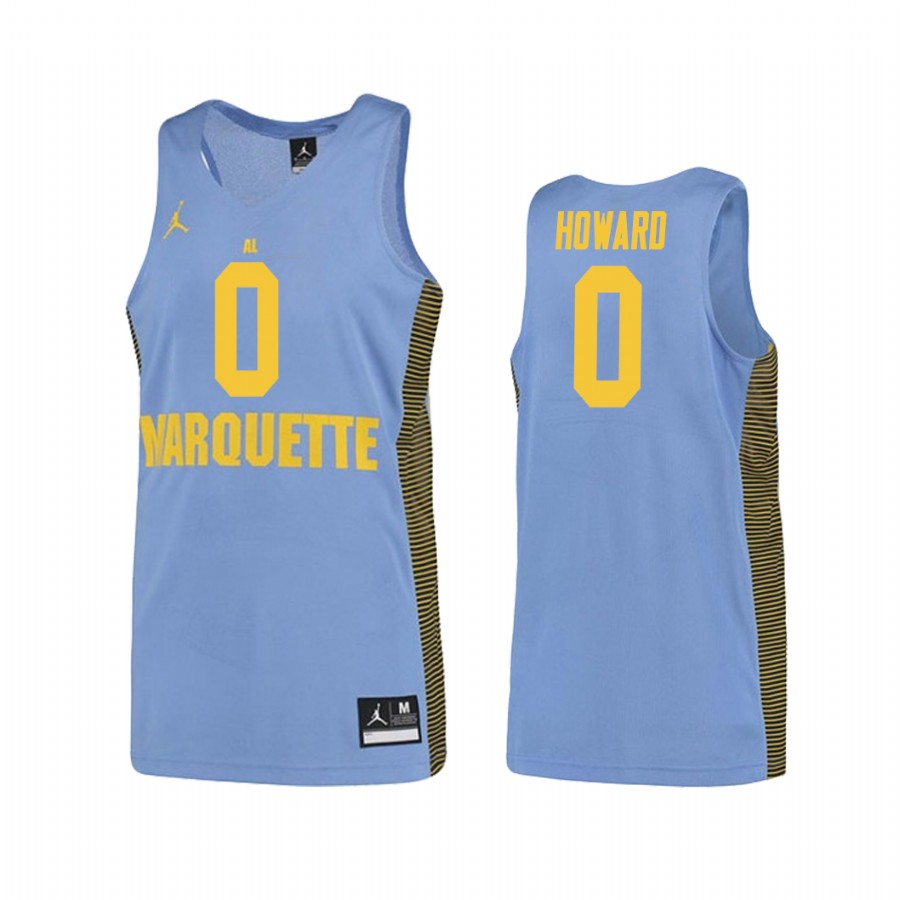 Marquette Golden Eagles Markus Howard Blue  College  Jersey