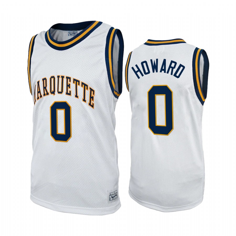 Marquette Golden Eagles Markus Howard Jersey Commemorative Classic White NBA Alumni Uniform