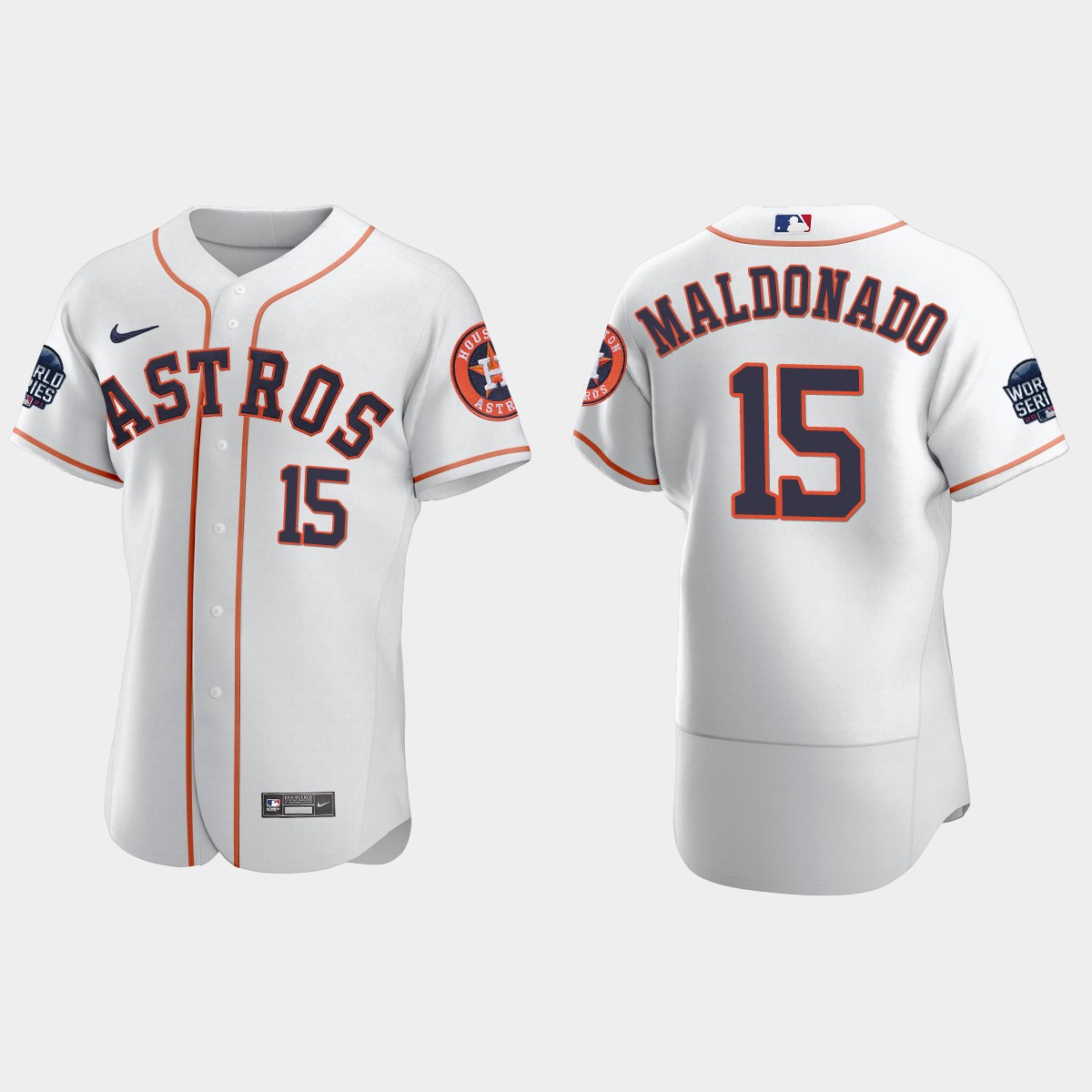 Martin Maldonado Houston Astros 2021 World Series Jersey - White