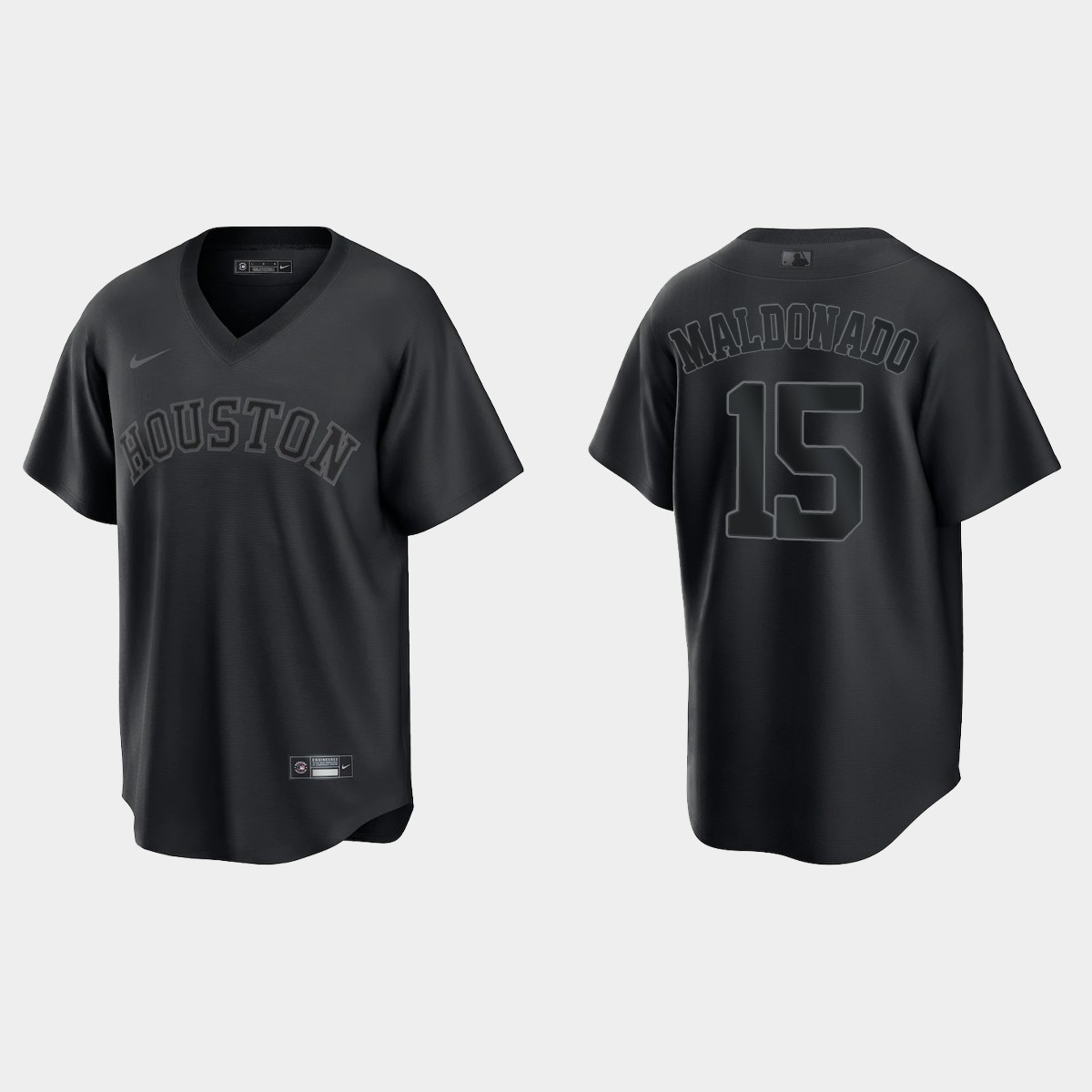 Martin Maldonado Houston Astros Pitch Black Fashion Jersey - Black