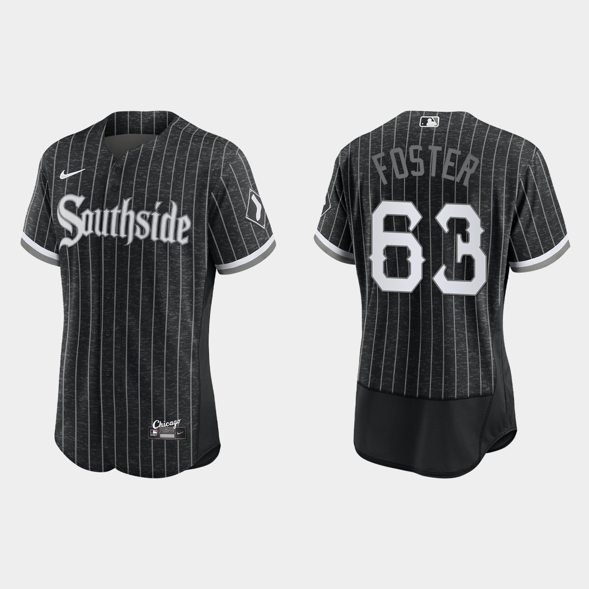 Matt Foster Chicago White Sox 2021 City Connect Jersey - Black