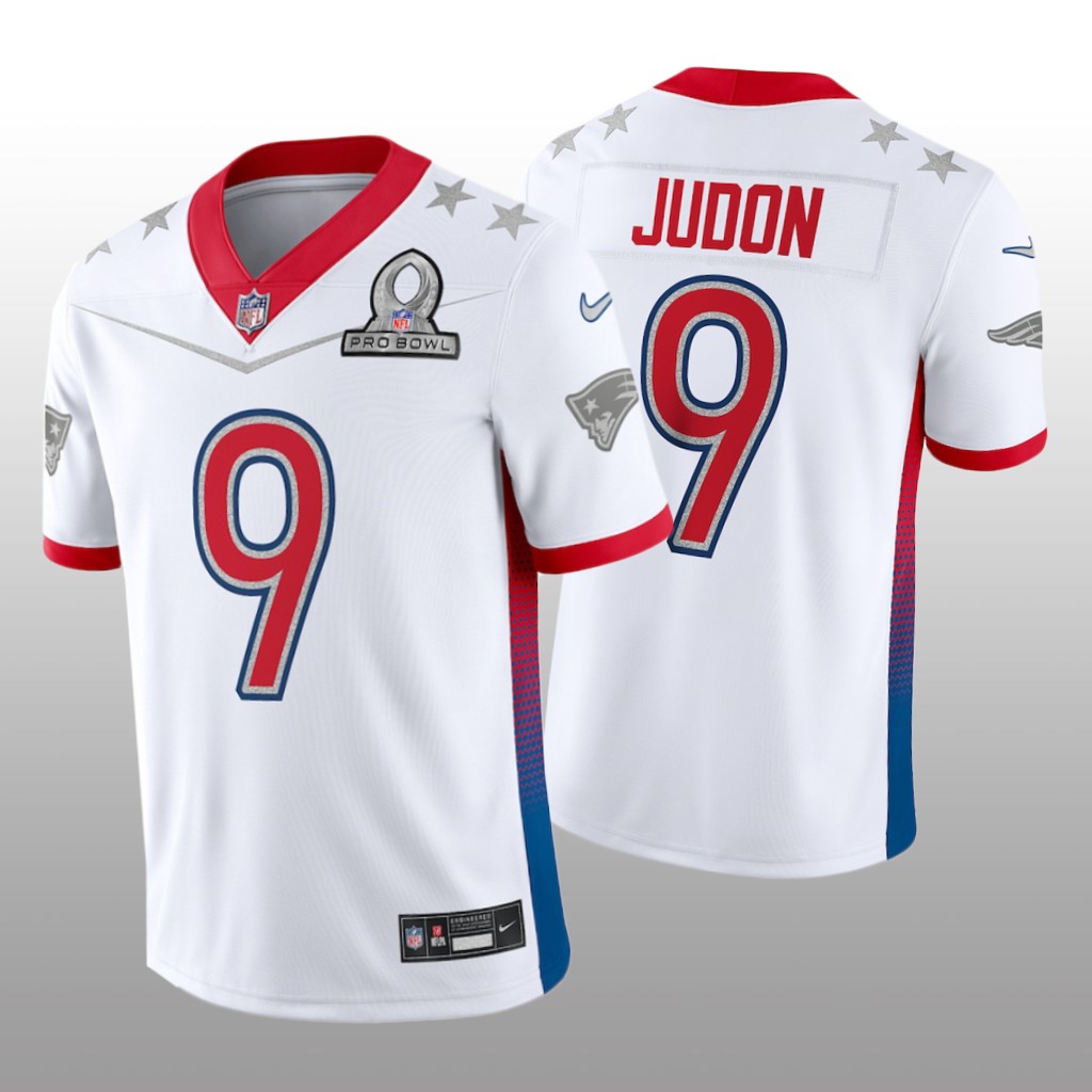Matthew Judon White Game Jersey 2022 AFC Pro Bowl - Men's