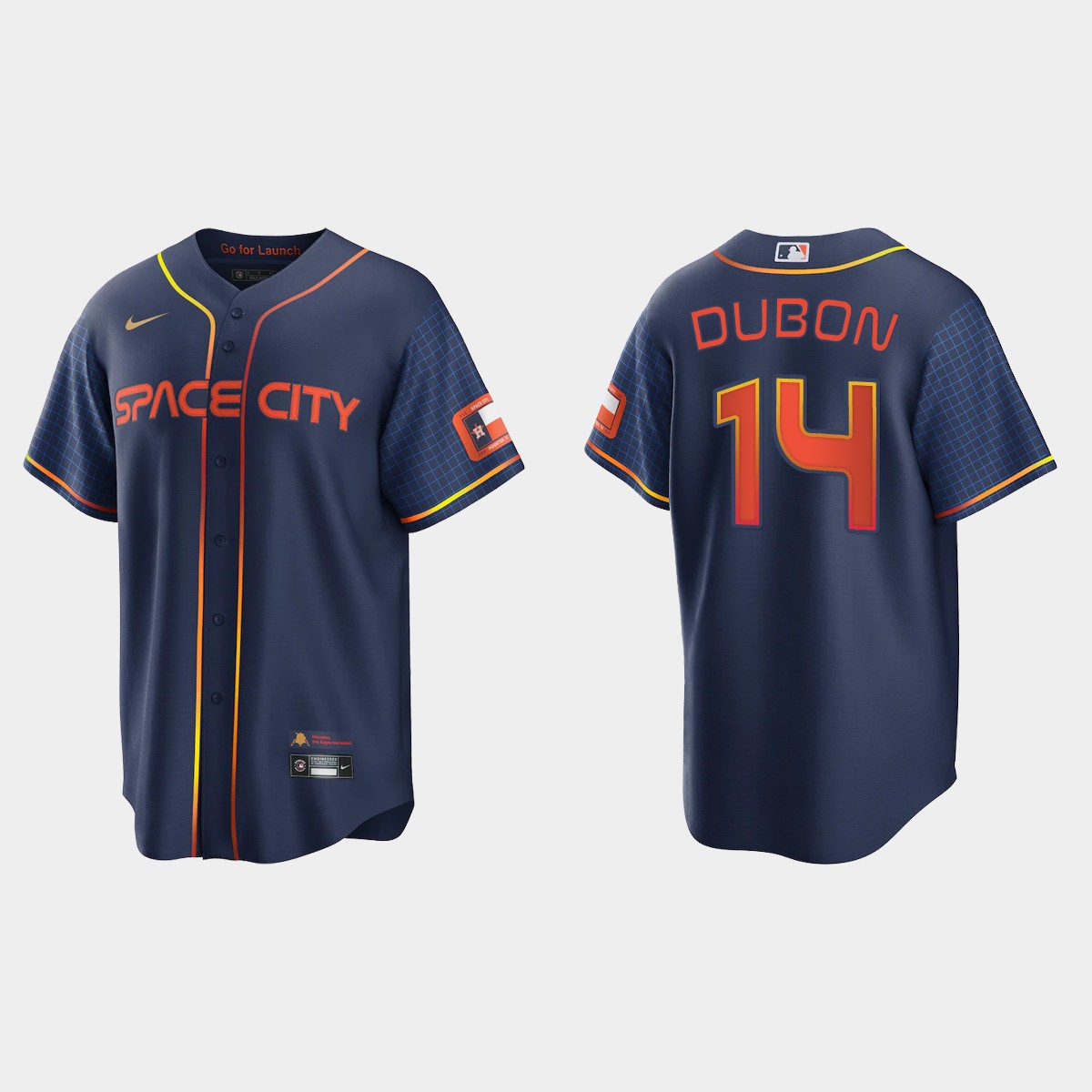 Mauricio Dubon Houston Astros 2022 City Connect Jersey - Navy