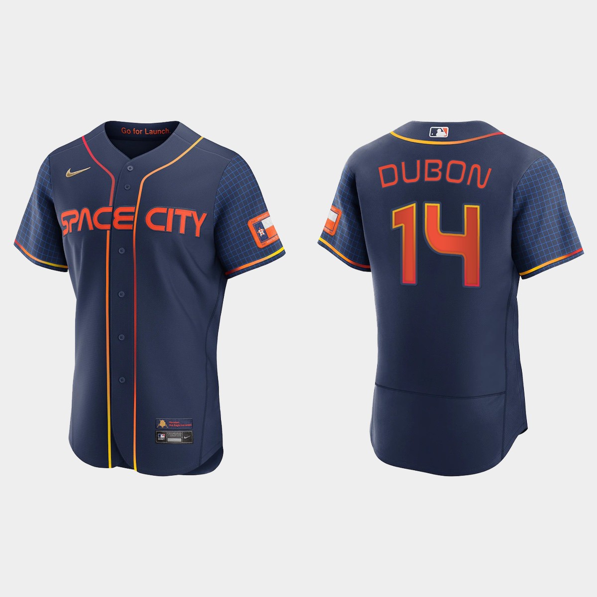 Mauricio Dubon Houston Astros 2022 City Connect Jersey - Navy