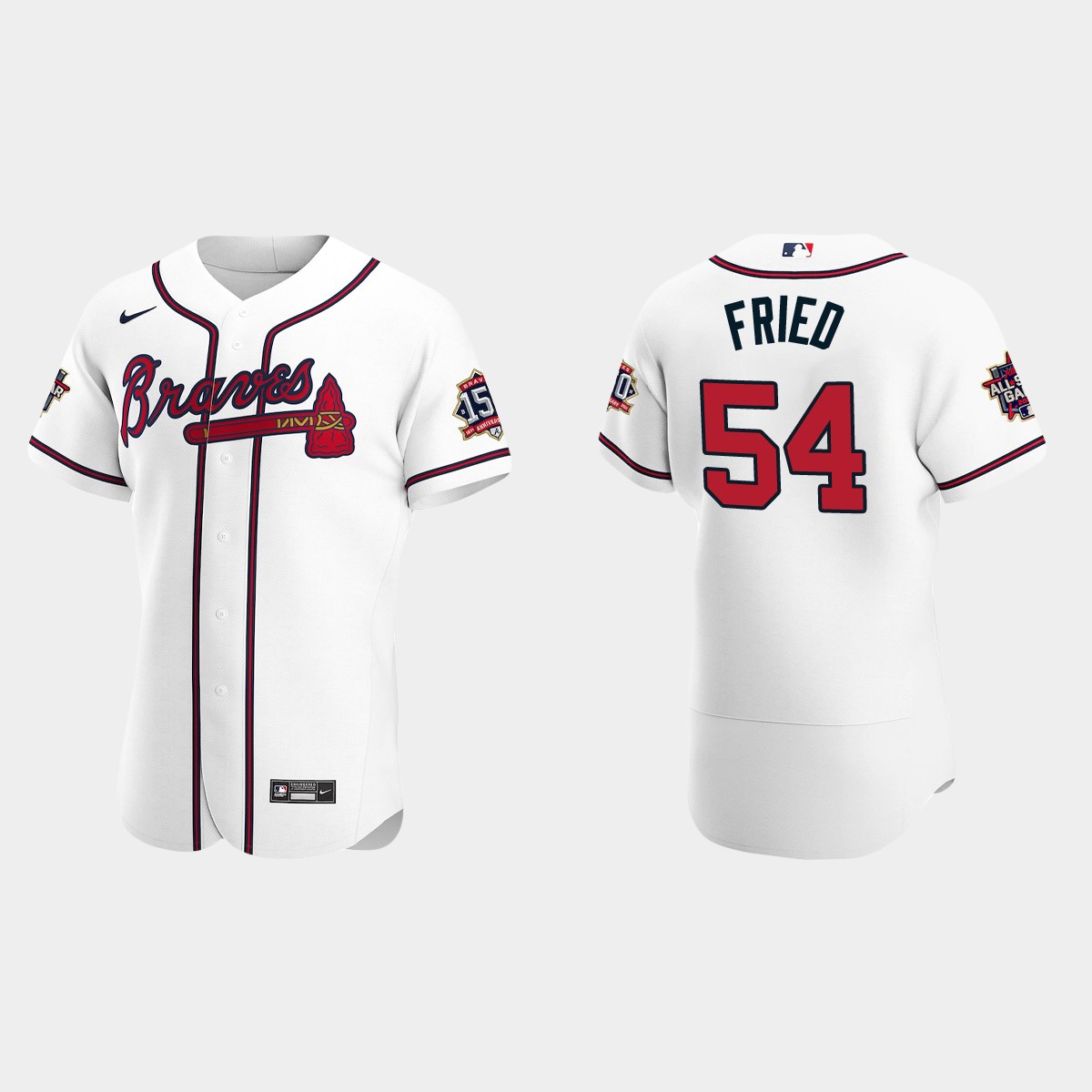 Max Fried #54 Atlanta Braves 2021 MLB All-Star Game Jersey - White