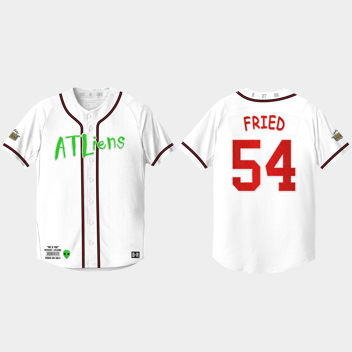 Max Fried Atlanta Braves 25th Anniversary  Outkast Jersey - White