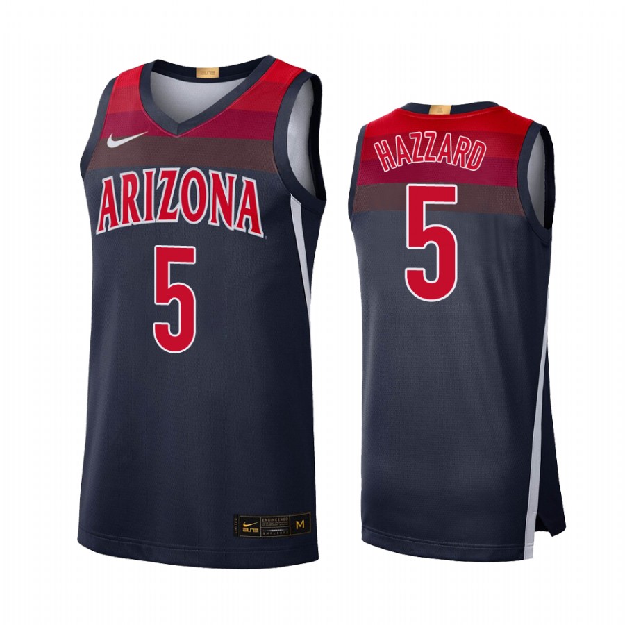 Max Hazzard Arizona Wildcats #5 Limited College Baketball Jersey - Navy