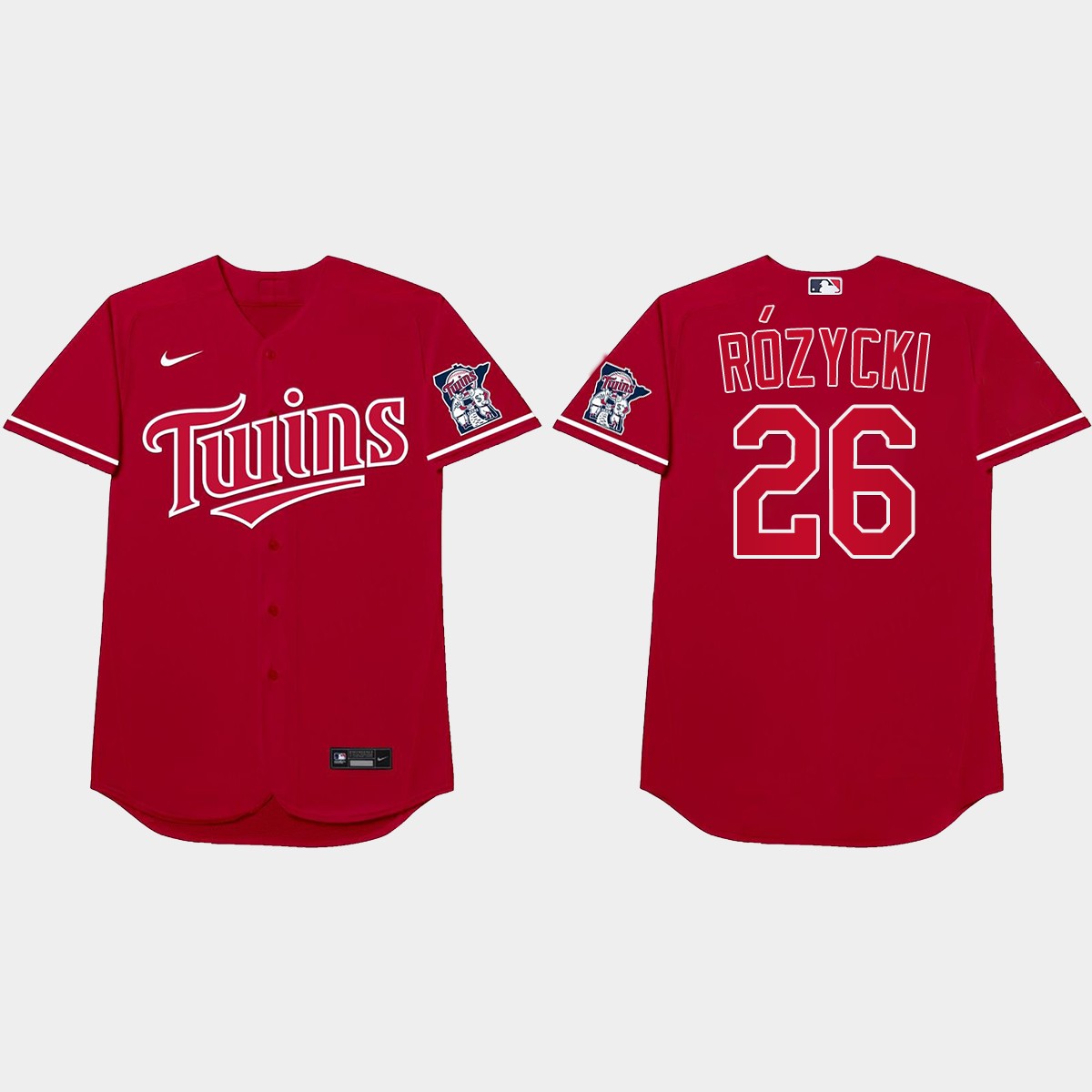 Max Kepler Nickname Twins 2021 Players' Weekend Rozycki Jersey - Red
