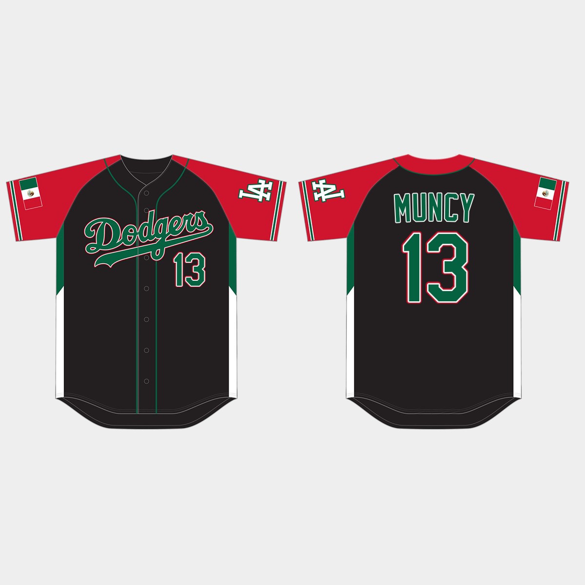 Max Muncy Los Angeles Dodgers 2021 Mexican Heritage Night Limited Jersey - Black