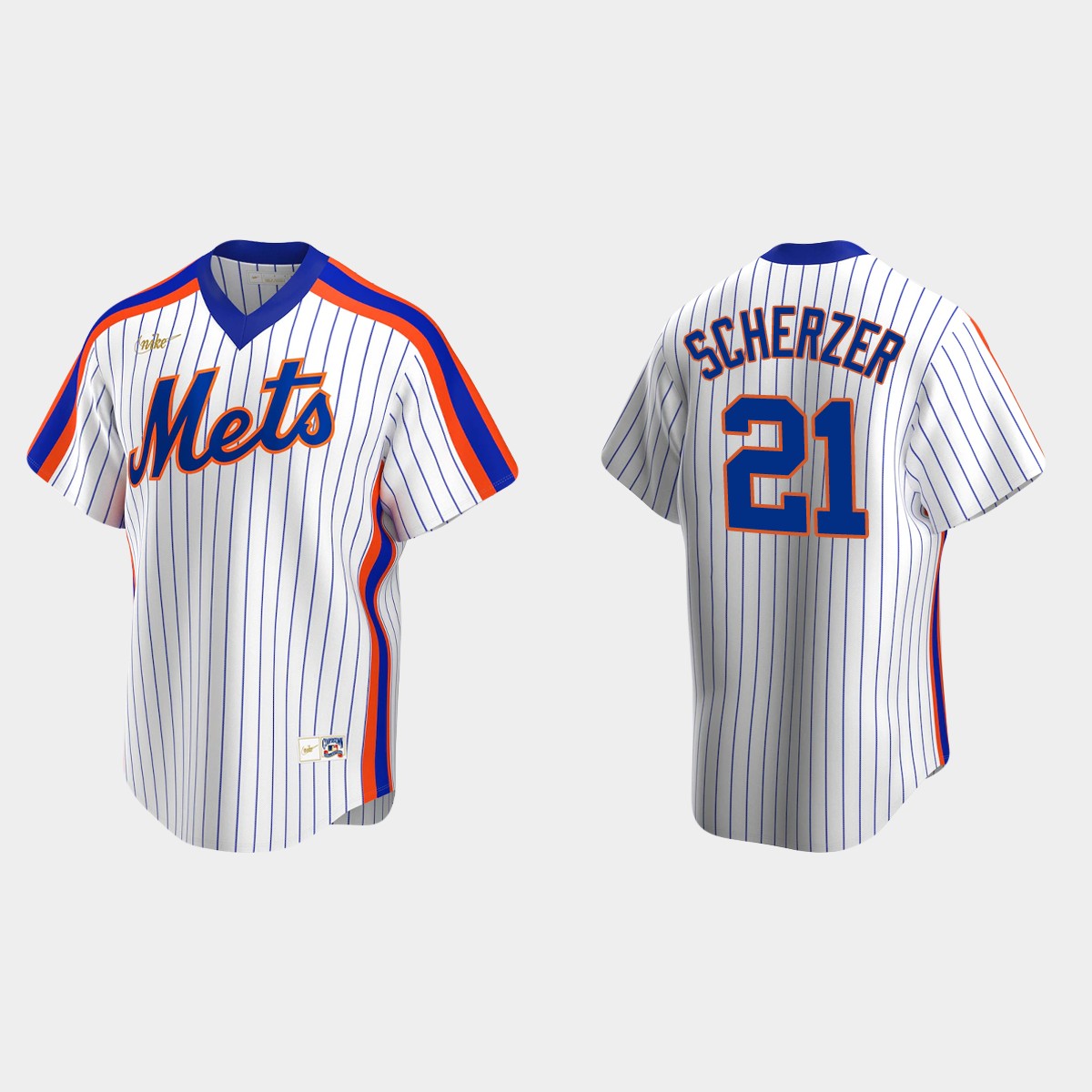Max Scherzer New York Mets Cooperstown Collection Home Jersey - White