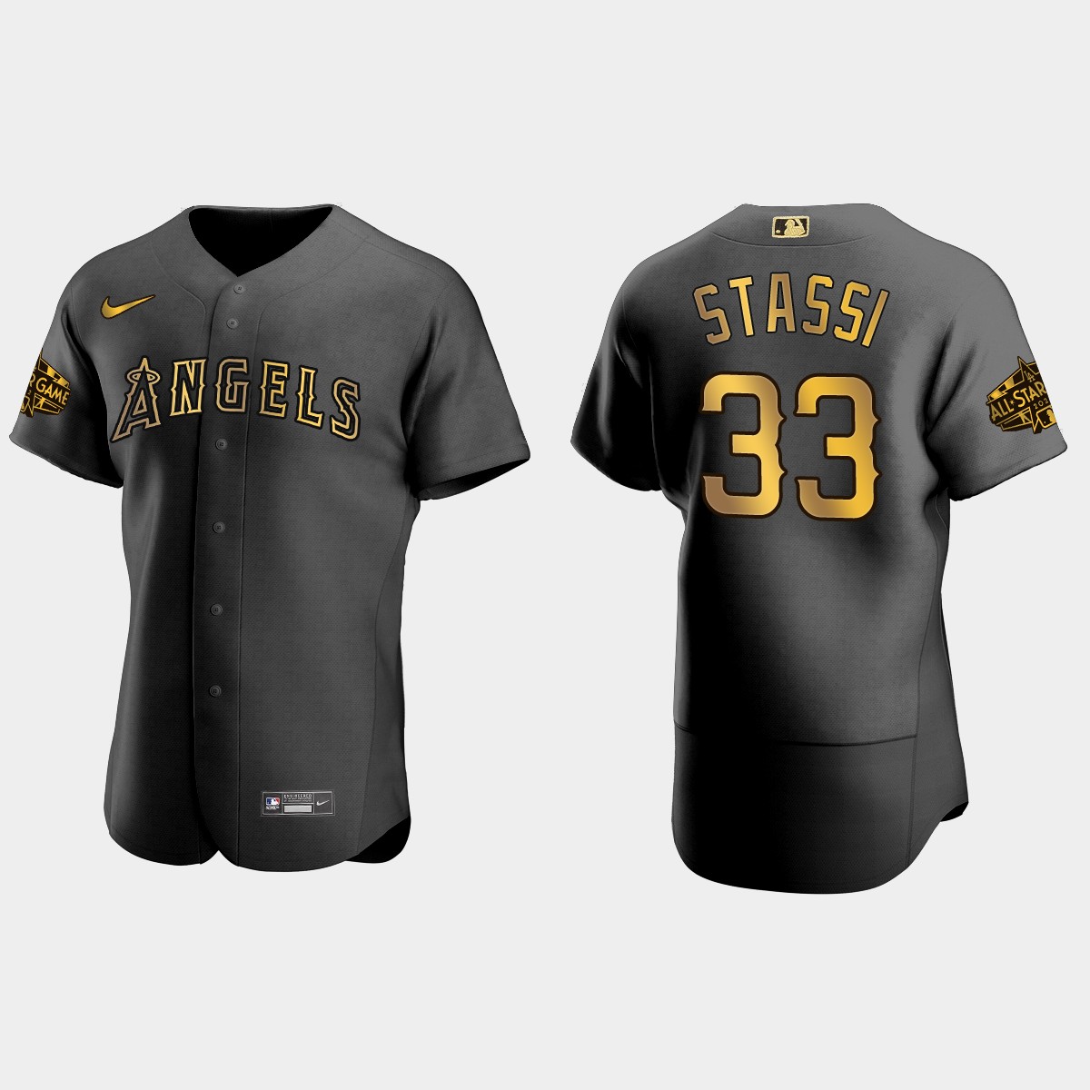 Max Stassi Los Angeles Angels 2022 MLB All-Star Game Jersey - Black