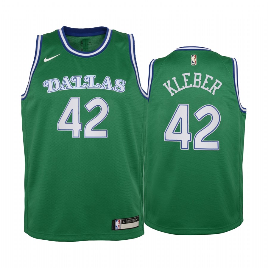 Maxi Kleber Dallas Mavericks 2020-21 City Edition Youth Jersey - Green