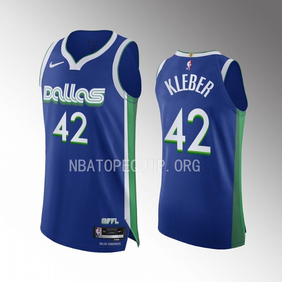 Maxi Kleber Dallas Mavericks 2022-23 City Edition #42 Jersey Blue