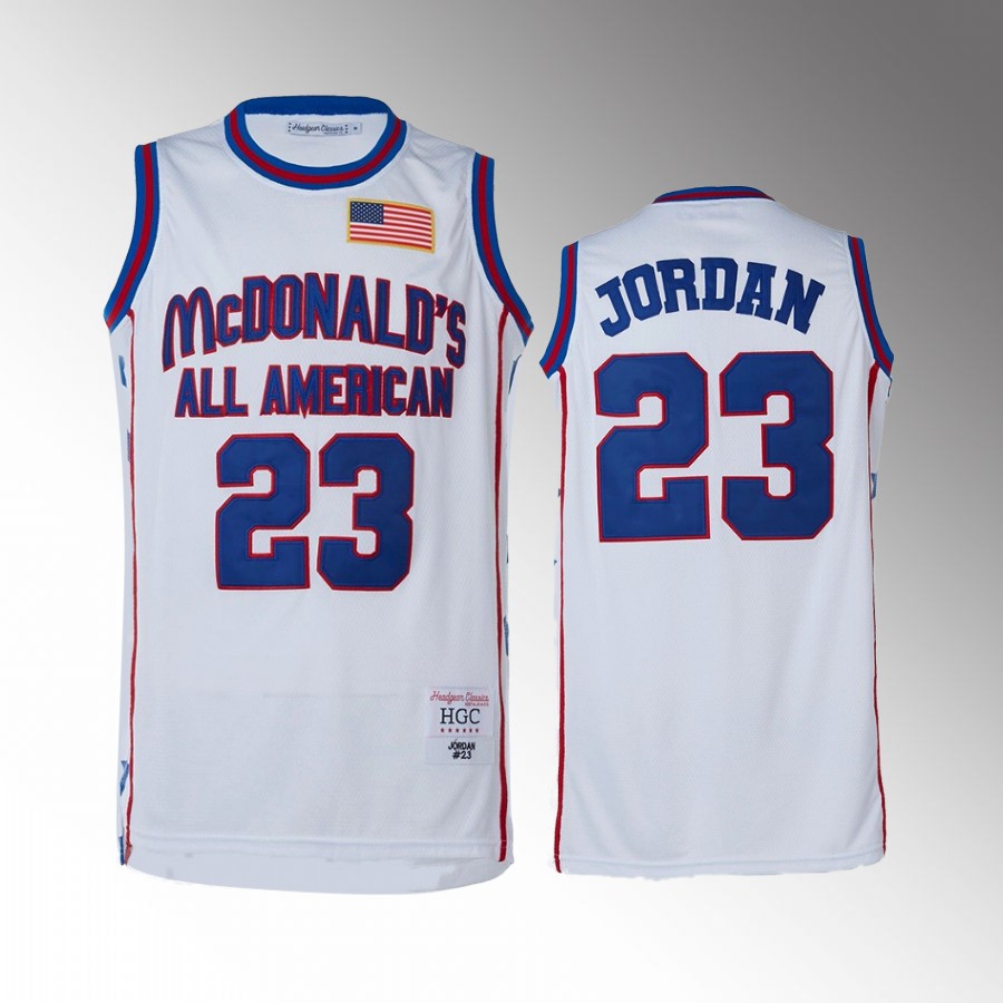 McDonalds All American Michael Jordan  Jersey 23 White