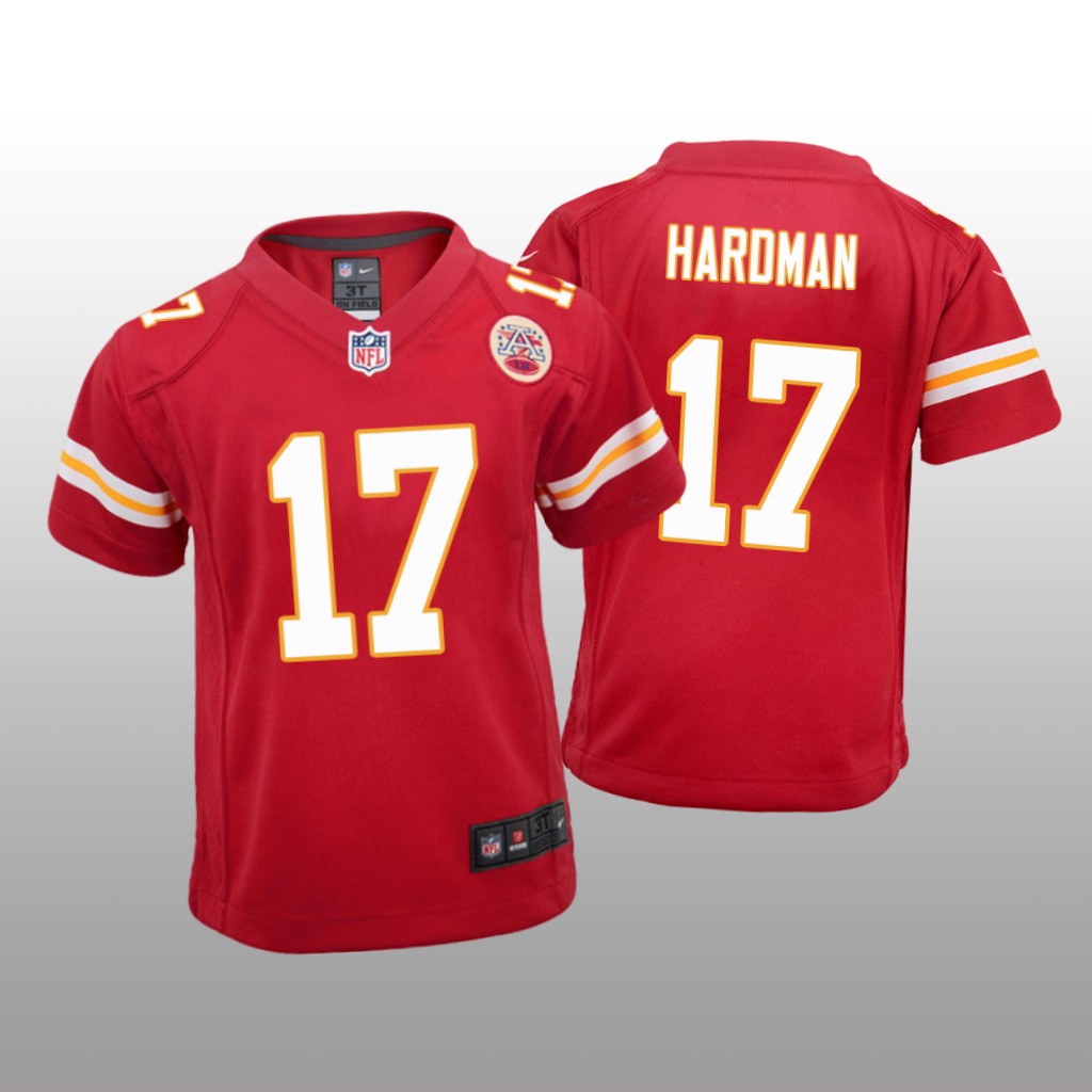 Mecole Hardman Kansas City Chiefs Red NFL Draft Game Jersey