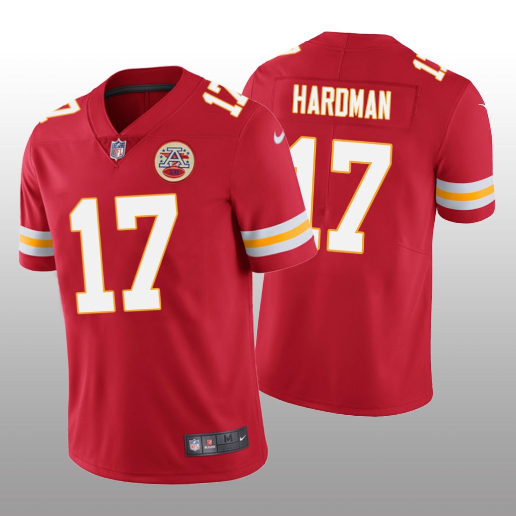Mecole Hardman Kansas City Chiefs Red NFL Draft Vapor Limited Jersey