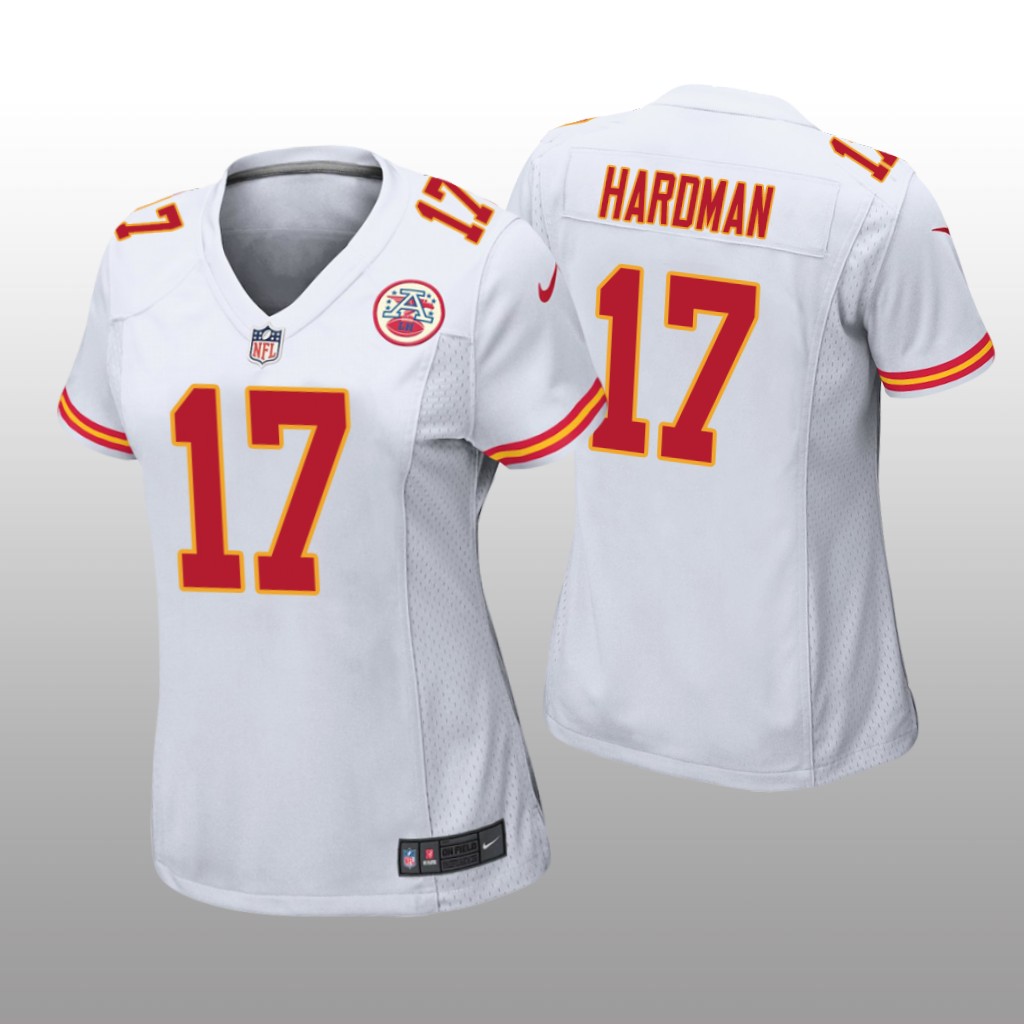 Mecole Hardman Kansas City Chiefs White NFL Draft Game Jersey