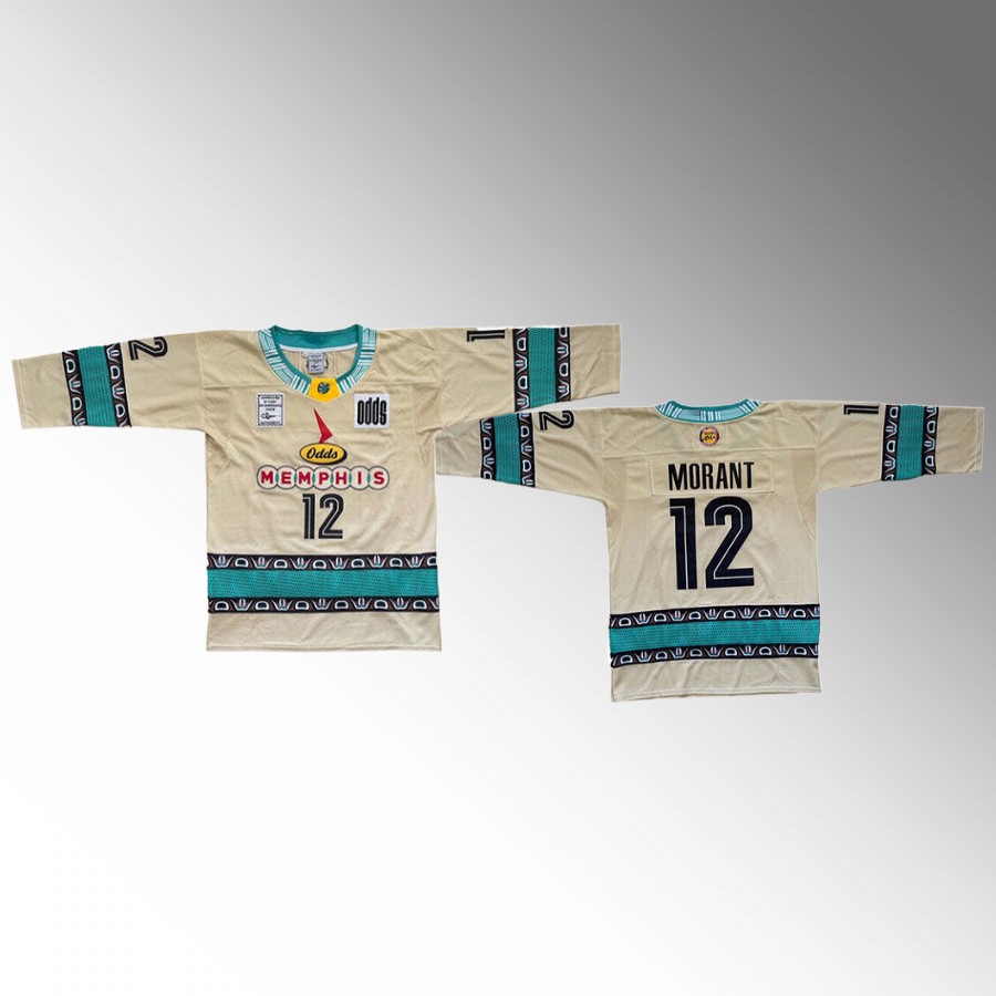 Memphis Grizzlies #12 Ja Morant Ja.ckey-A Love Letter White Jersey Hockey