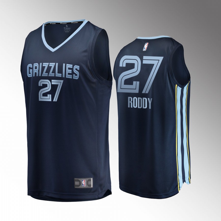 Memphis Grizzlies #27 David Roddy Icon Edition Jersey  Blue