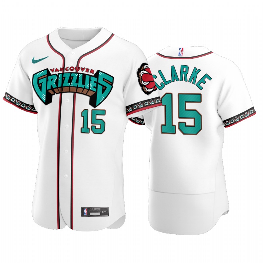 Memphis Grizzlies Brandon Clarke NBA X MLB Crossover Edition Baseball Jersey Shirts