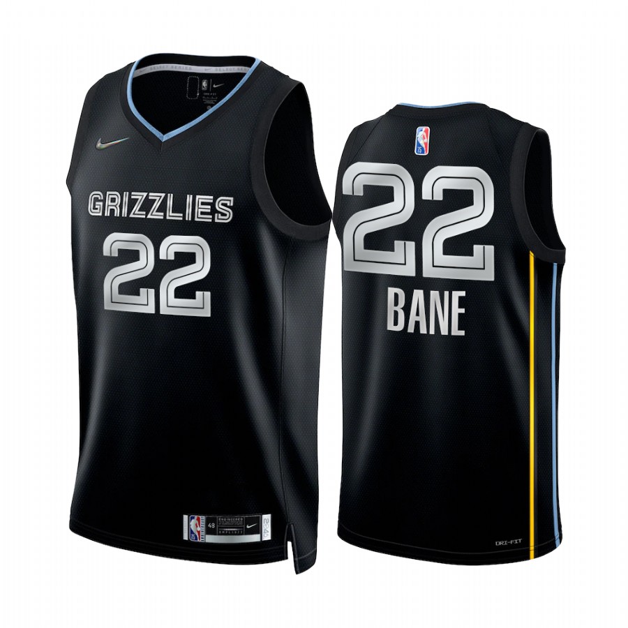 Memphis Grizzlies Desmond Bane #22 Select Series Black Jersey Diamond Badge