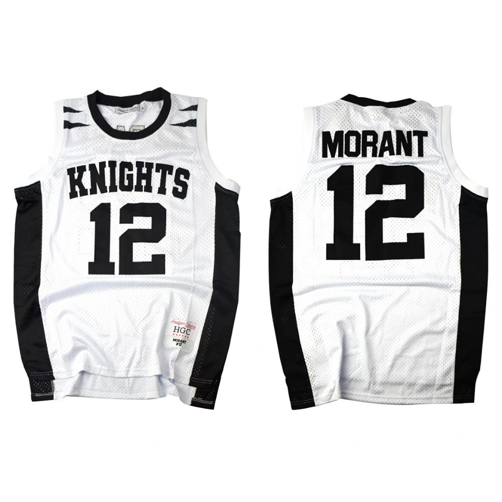 Memphis Grizzlies Ja Morant White Knights High School  Jersey