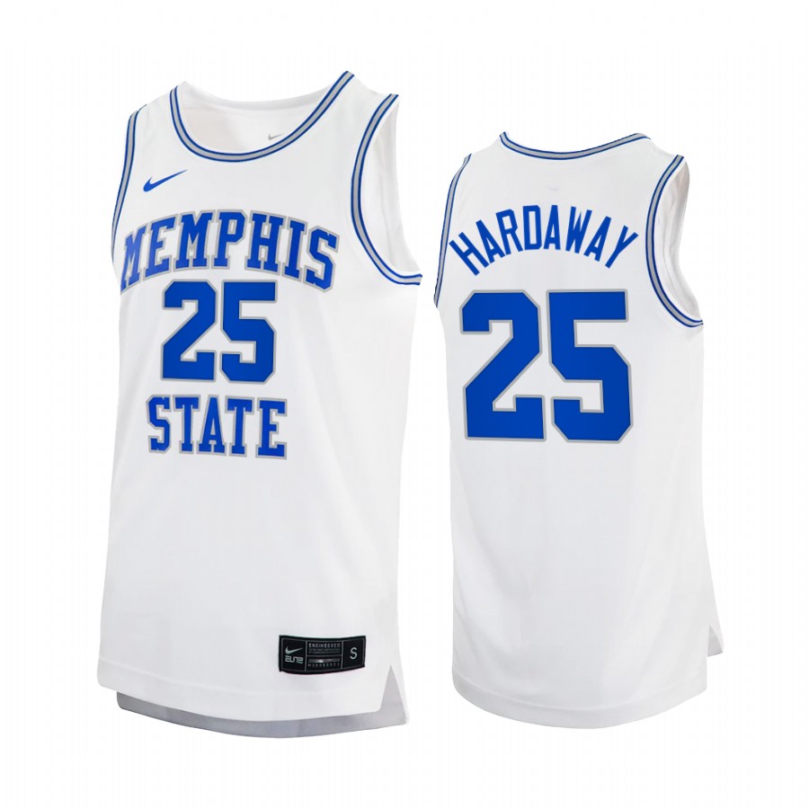 Memphis Tigers Anfernee Hardaway Jersey Retro White Alumni  Uniform