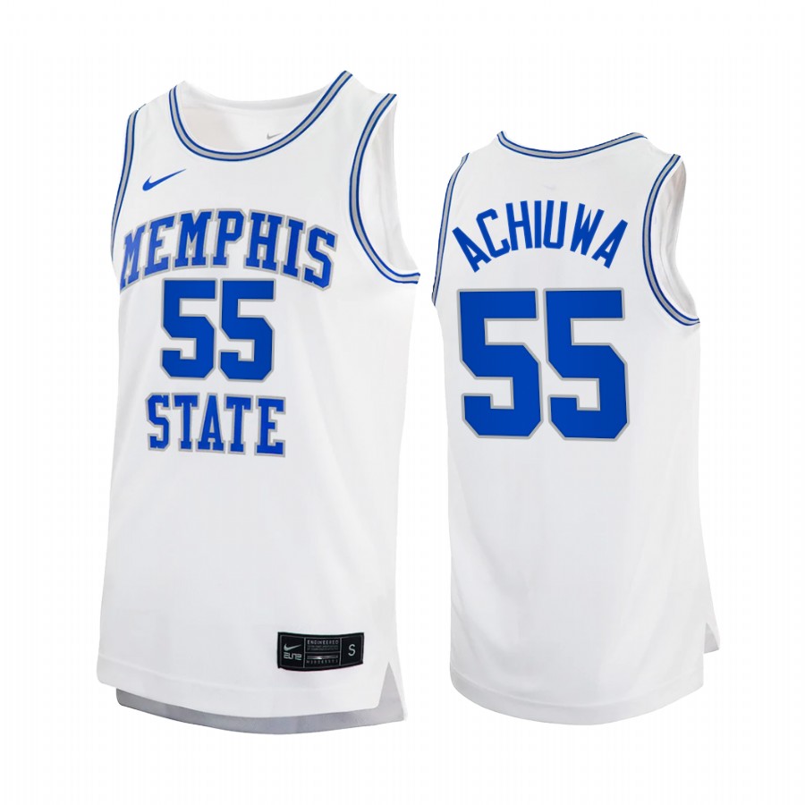 Memphis Tigers Precious Achiuwa Jersey Retro White Alumni  Uniform