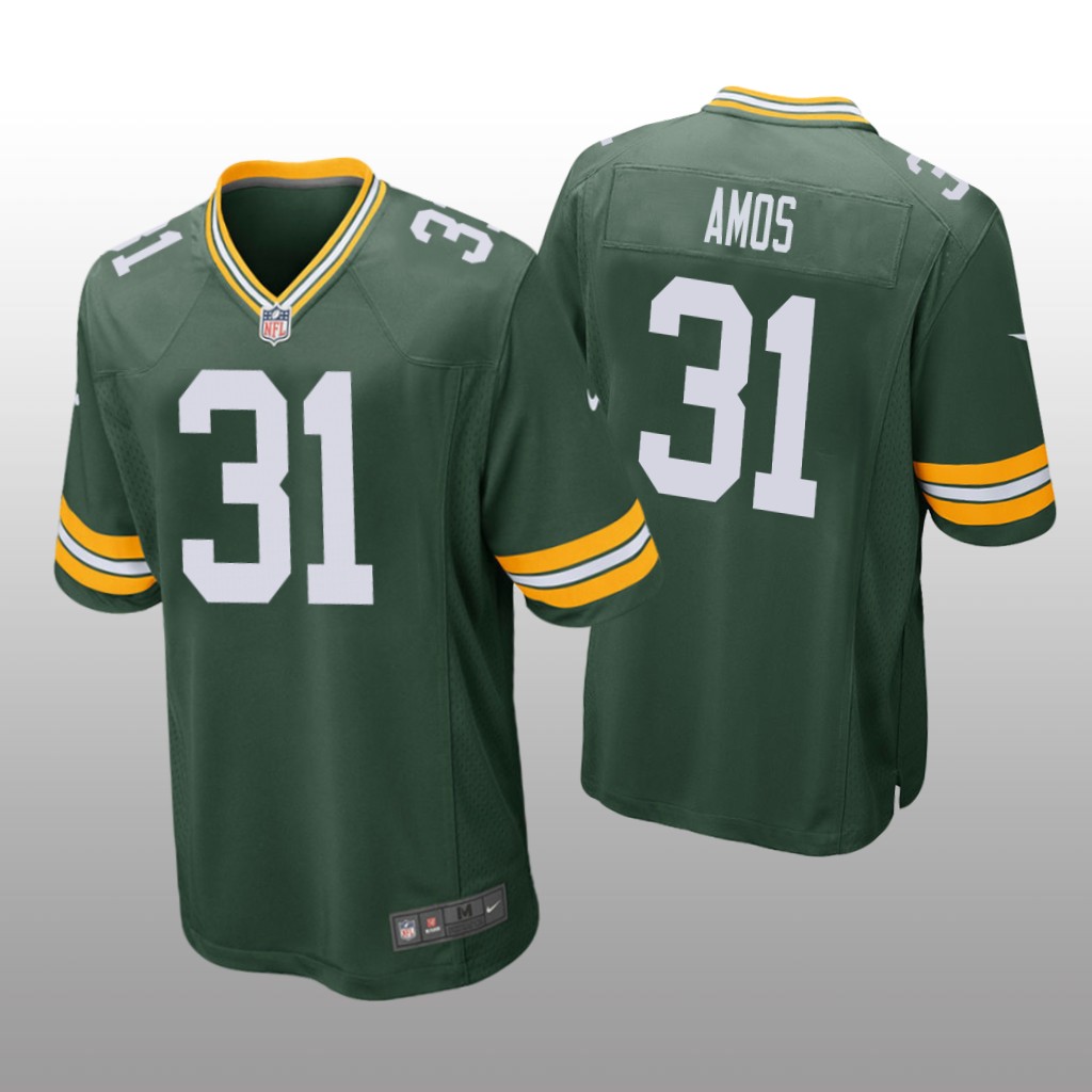 Men's Adrian Amos #31 Green Bay Packers Green Game Jersey