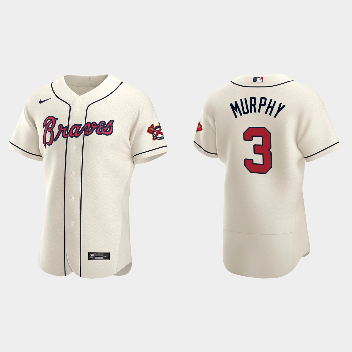 Men's Atlanta Braves Dale Murphy 2020 Alternate Jersey - Cream