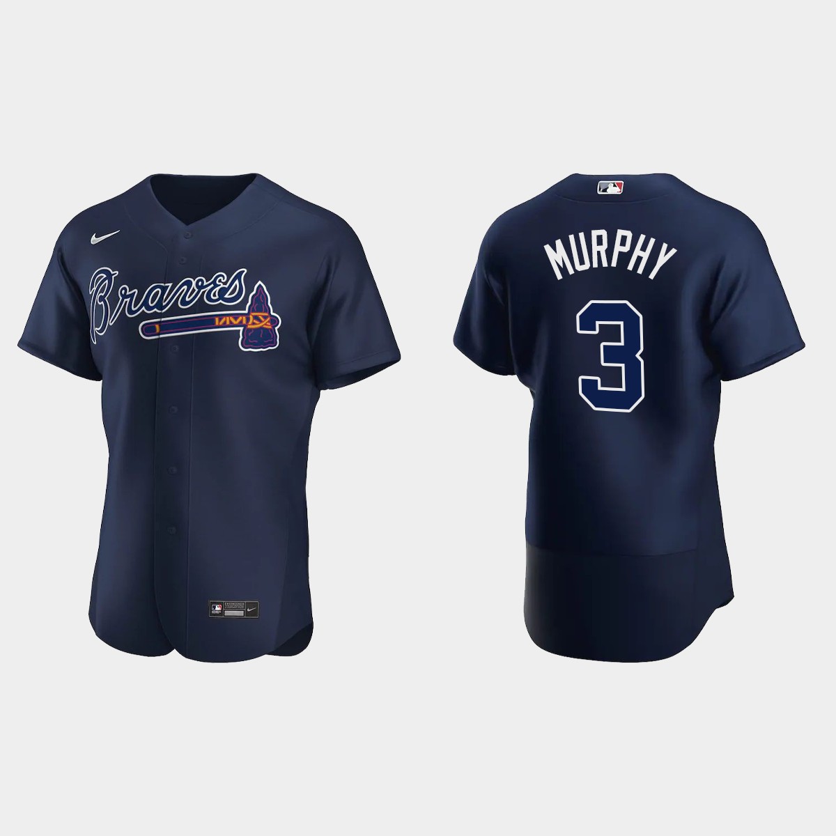 Men's Atlanta Braves Dale Murphy 2020 Alternate Player Jersey - Navy