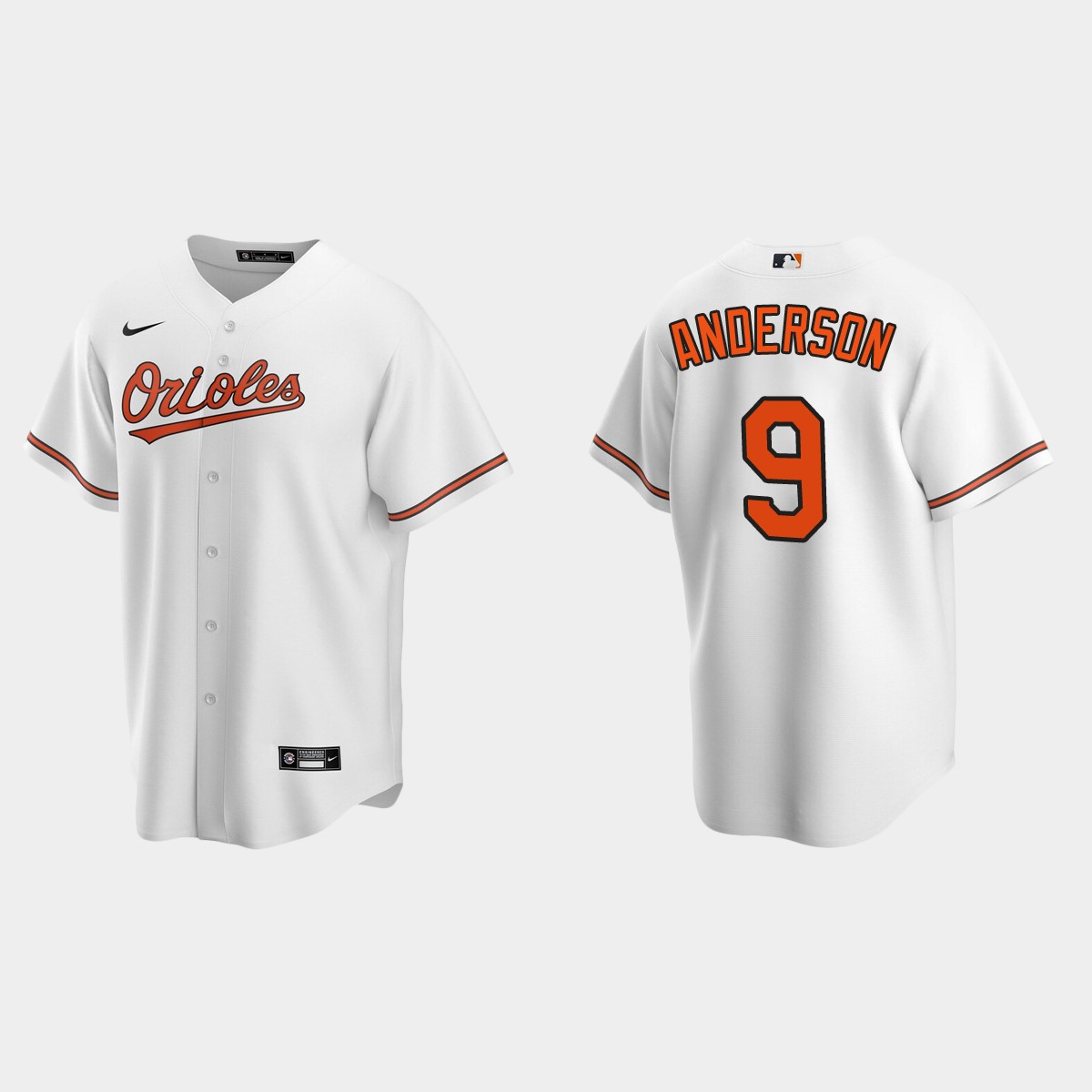 Men's Baltimore Orioles Brady Anderson White Retired Player Jersey