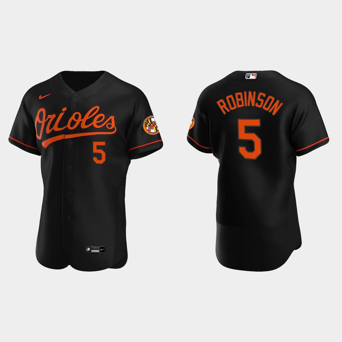 Men's Baltimore Orioles Brooks Robinson 2020 Alternate Jersey - Black