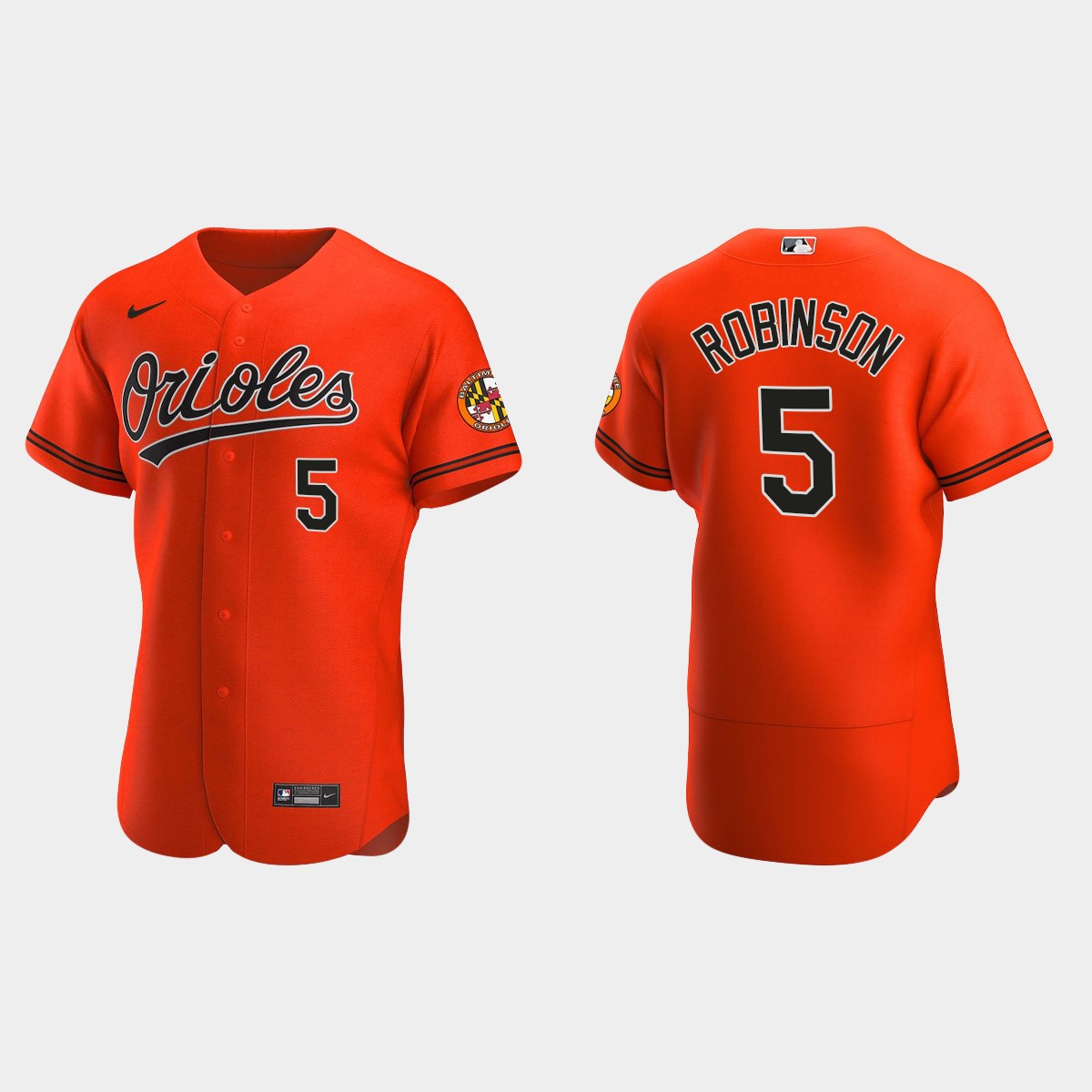 Men's Baltimore Orioles Brooks Robinson 2020 Alternate Jersey - Orange