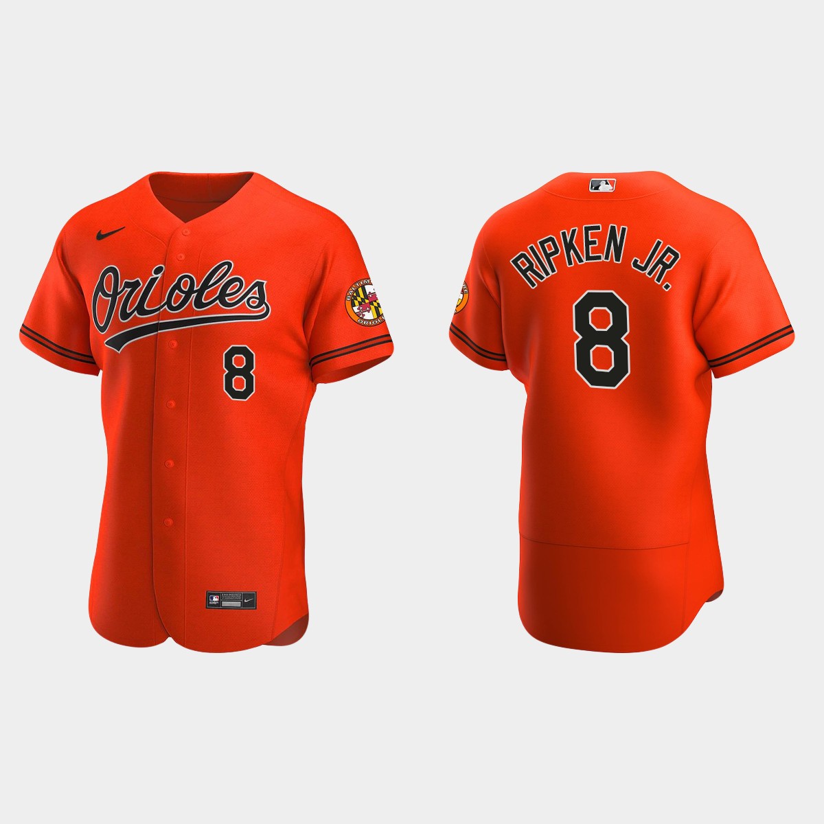 Men's Baltimore Orioles Cal Ripken Jr. 2020 Alternate Jersey - Orange