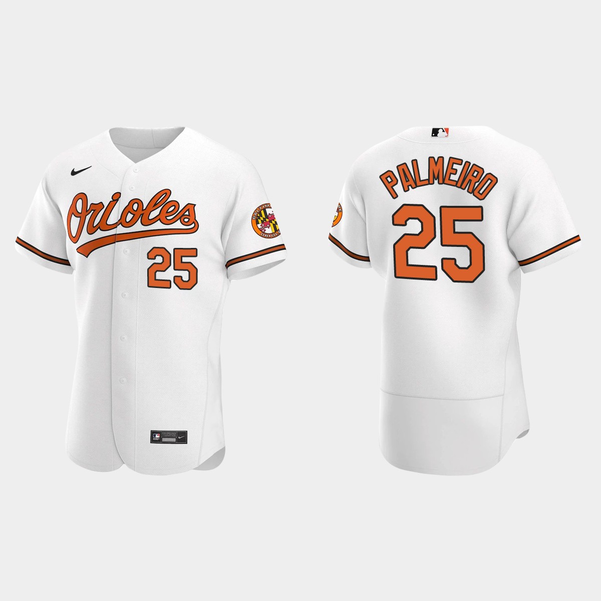 Men's Baltimore Orioles Rafael Palmeiro White Retired Player Jersey