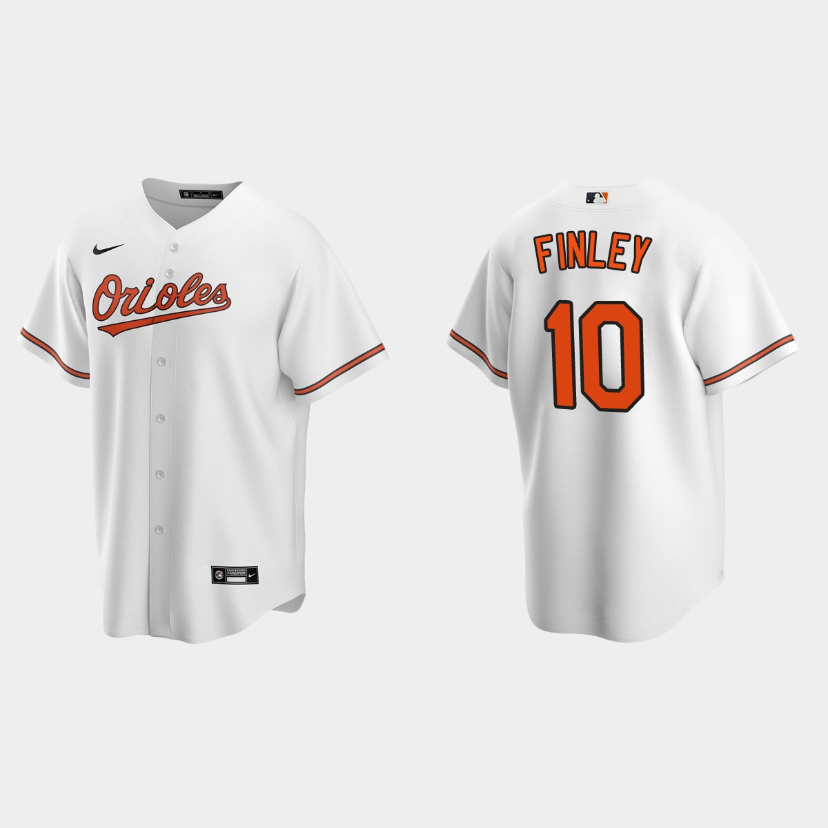 Men's Baltimore Orioles Steve Finley White Retired Player Jersey