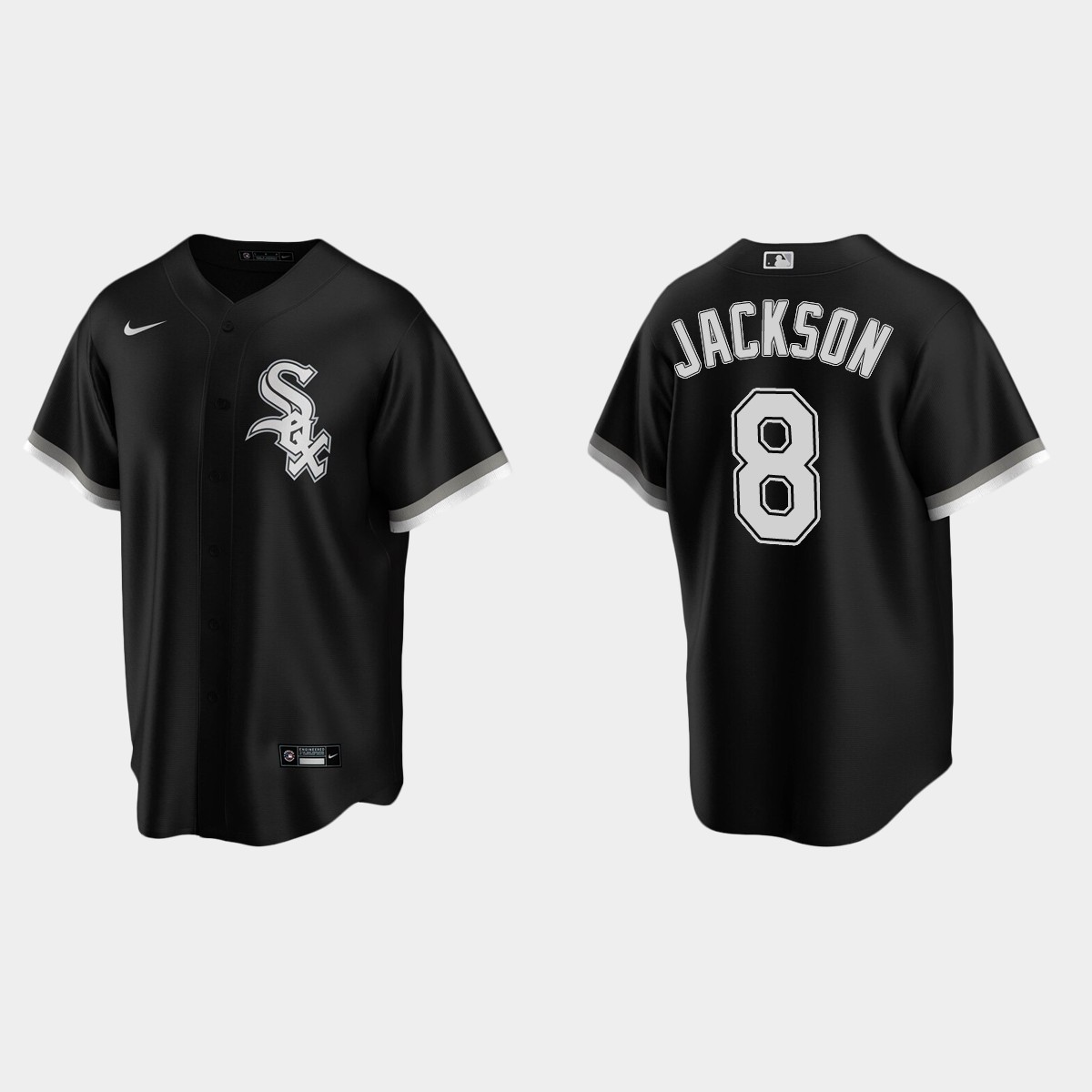 Men's Bo Jackson Chicago White Sox Alternate Jersey - Black